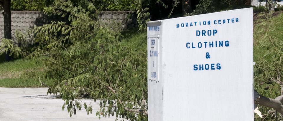 Charity drop box in parking lot. This image does not represent the location mentioned in the story. [Shutterstock John Panella]