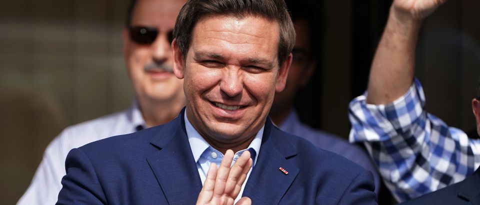 Republican candidate for Governor Ron DeSantis holds a rally in Orlando