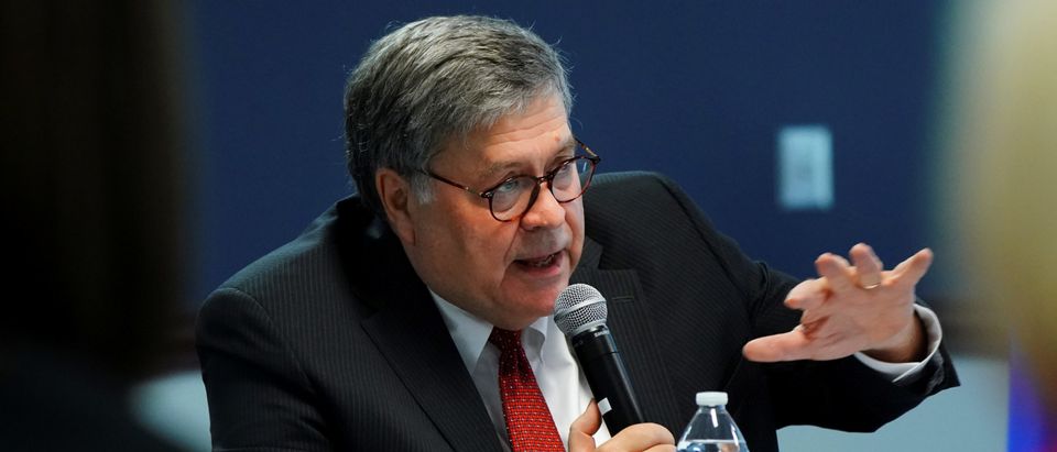 AG Bill Barr and Ivanka Trump attend a roundtable about human trafficking