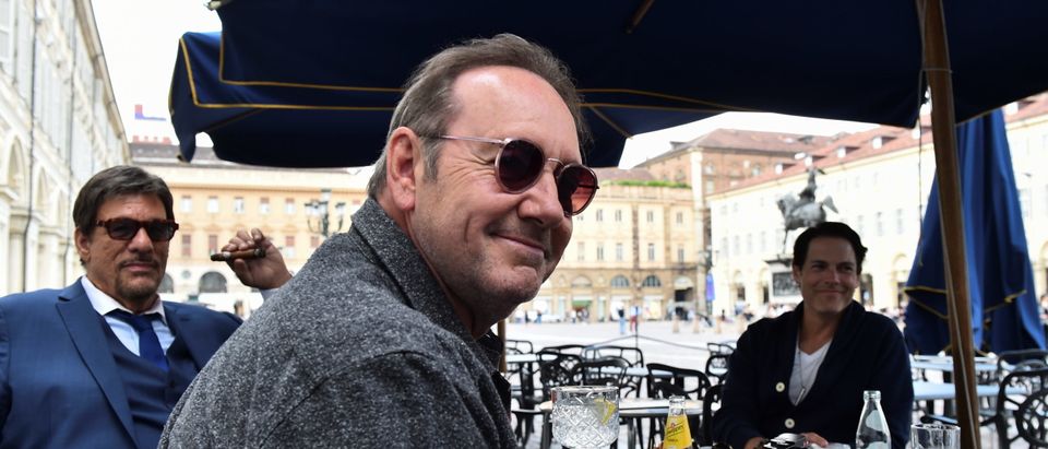 Actor Kevin Spacey is seen in Turin