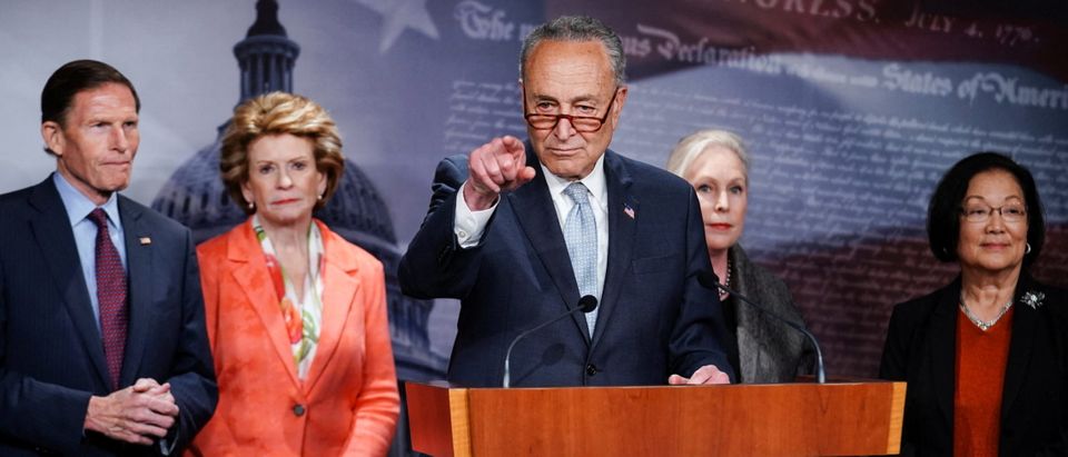 Democratic Senators hold news conference on abortion rights, in Washington