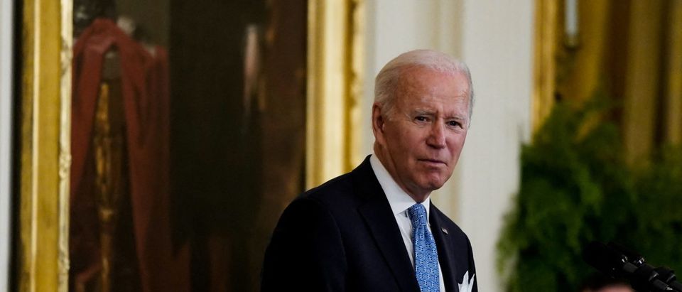 U.S. President Joe Biden presents the Public Safety Medals of Valor to officers at the White House in Washington