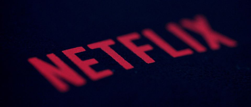 FILE PHOTO: Logo of Netflix streaming service provider in Paris