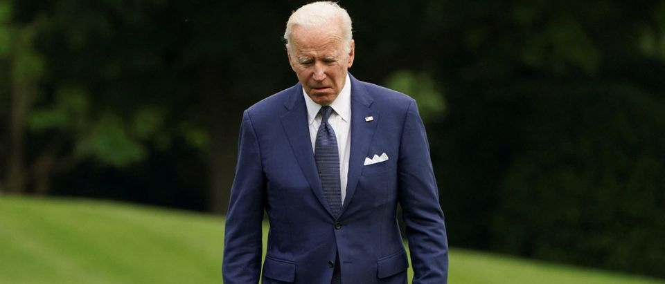 U.S. President Joe Biden returns to the White House aboard Marine One
