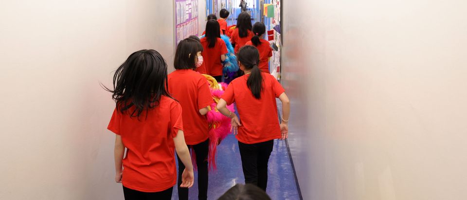 Elementary School In New York City's Chinatown Celebrates The Chinese Lunar New Year