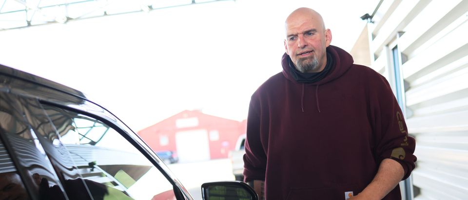 PA Democratic Senate Candidate John Fetterman Campaigns Ahead Of Primary Election