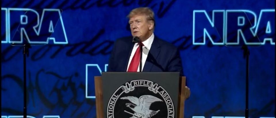 Donald Trump at NRA convention