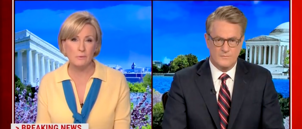 MSNBC's host of 'Morning Joe' Joe Scarborough unironically says the Roe v. Wade opinion undermines voters voices [Screenshot MSNBC]