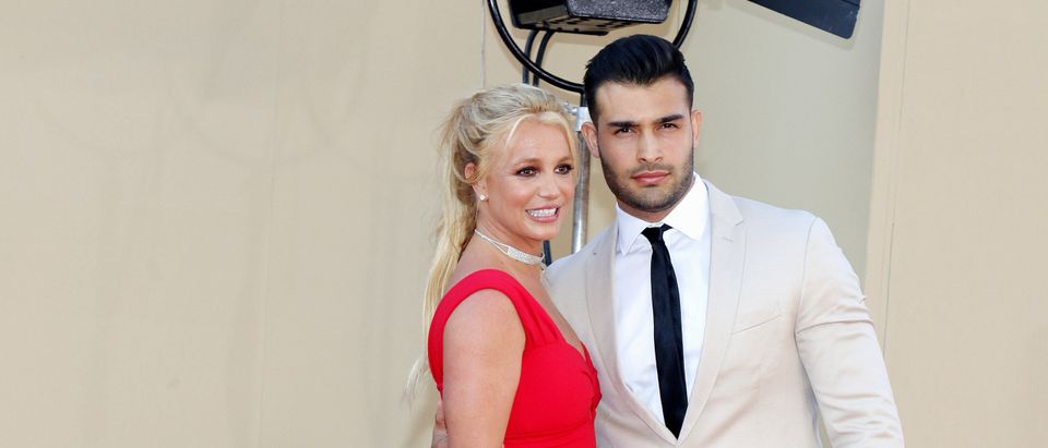 Britney,Spears,And,Sam,Asghari,At,The,Los,Angeles,Premiere