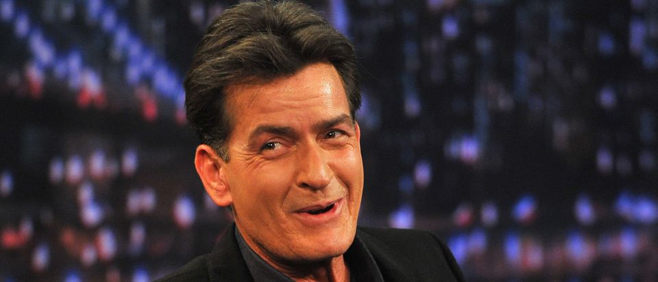 Charlie Sheen Visits "Late Night With Jimmy Fallon"