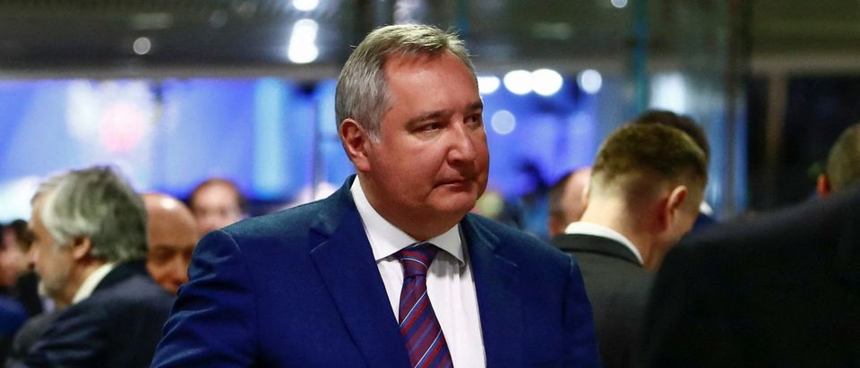 FILE PHOTO: Russia's Roscosmos space agency Director General Rogozin is seen before President Putin's address to the Federal Assembly in Moscow