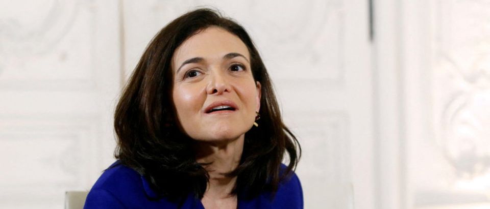 FILE PHOTO: COO of Facebook, Sheryl Sandberg, attends a meeting during the "Choose France" summit, at the Chateau de Versailles