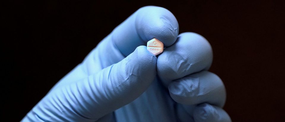 A pill of Misoprostol, used to terminate early pregnancies (REUTERS/George Frey)