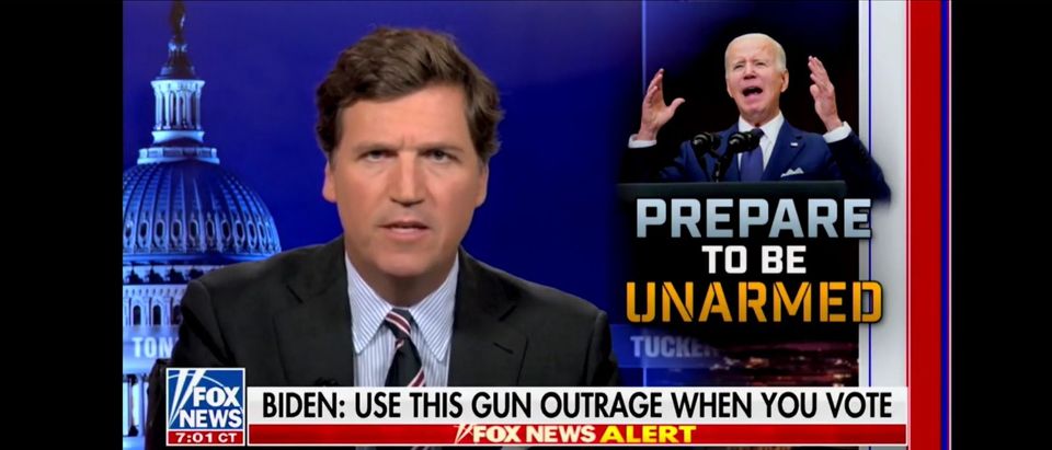 DCNF - Tucker Slams Biden Gun Control Speech - Featured