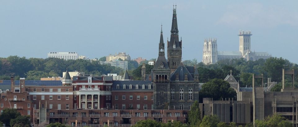 Georgetown University stands in Washington.