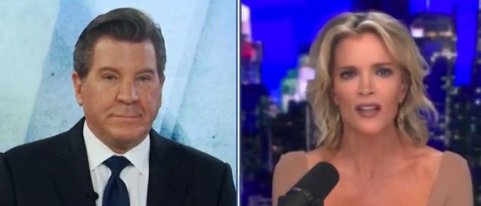 Newsmax host Eric Bolling and Megyn Kelly