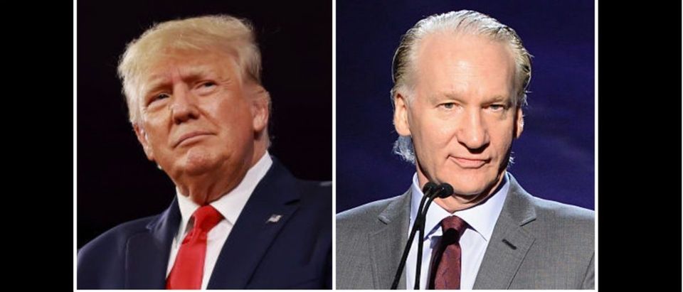 Bill Maher, Donald Trump (Credit: Michael Kovac/Getty Images for J/P Haitian Relief Organization and Joe Raedle/Getty Images)