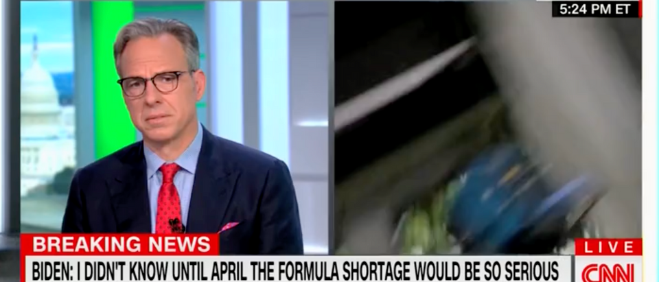 CNN's Jake Tapper grilled White House economic advisor Brian Deese on the baby formula shortage [CNN Screenshot The Lead]