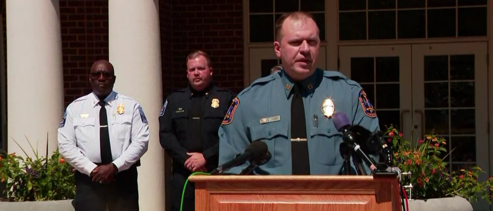 Captain Jeff Hunt updates the public on arrest made Wednesday morning.