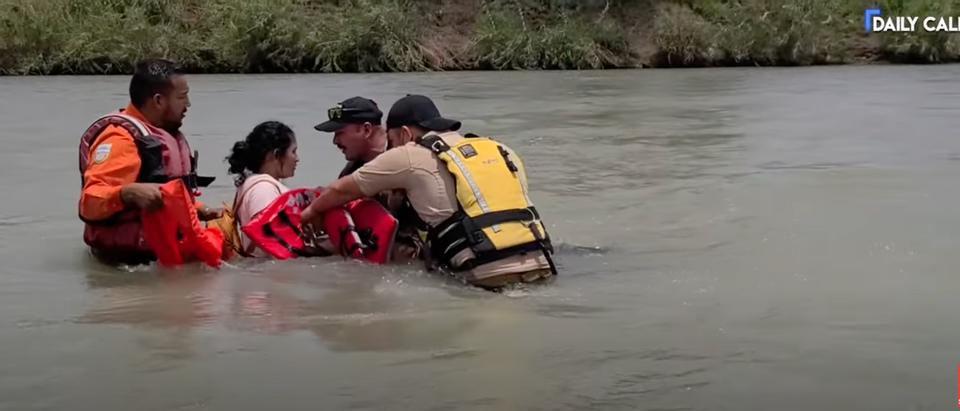 Migrant mother nearly drowns crossing border [Daily Caller]
