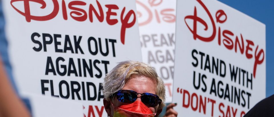 Disney employees protest against Florida's "Don't Say Gay" bill