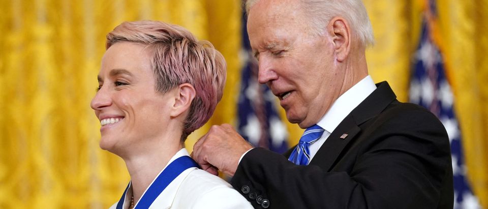 Biden holds Presidential Medal of Freedom ceremony at the White House in Washington