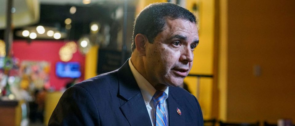 FILE PHOTO: FILE PHOTO: U.S. Rep. Henry Cuellar gives an interview in Laredo, Texas