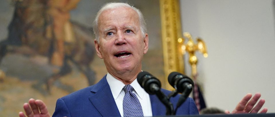 Biden speaks about protecting access to reproductive health care services at the White House in Washington