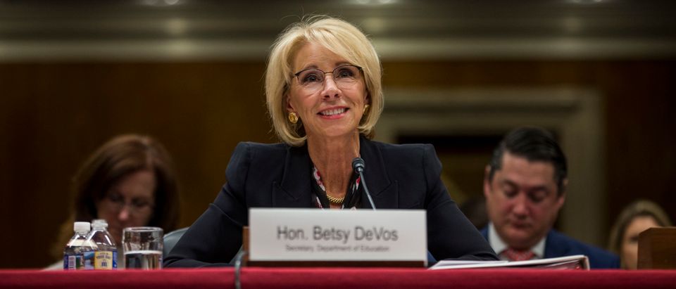 Education Secretary Betsy DeVos Testifies To Senate Committee On Department's Budget