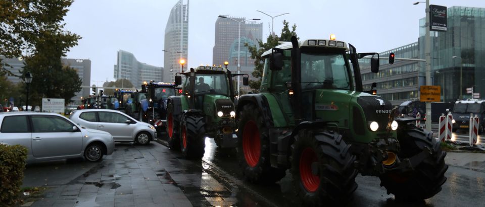 Demonstration of Dutch farmers in The Hague