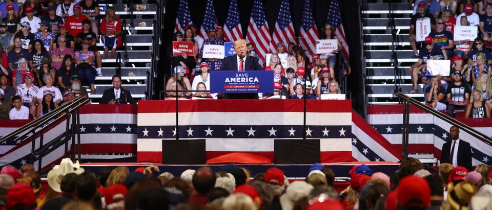 President Trump Holds Rally For Arizona GOP Candidates