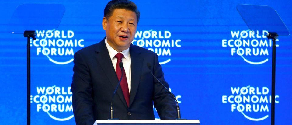 FILE PHOTO: Chinese President Xi attends the WEF annual meeting in Davos