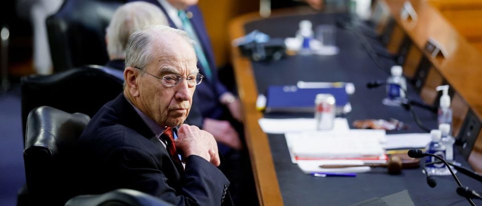 U.S. Senate Judiciary Committee hold a business meeting following last week’s confirmation hearings for Supreme Court nominee Jackson on Capitol Hill in Washington