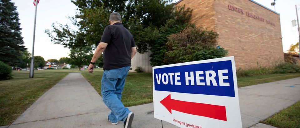 Voters Head To The Polls On Michigan Primary Election Day