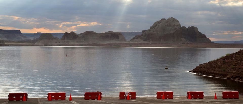 Lake Powell At Historic Low Levels In Drought-Stricken West