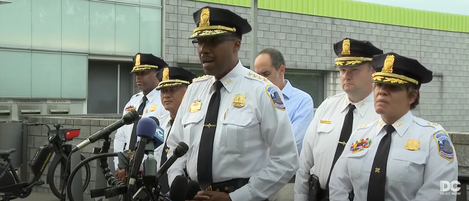 DC Police give an update on the 25-year-old officer fatally shot in a library during a training session [Youtube Screenshot DC News Now]