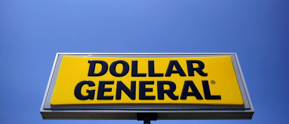 FILE PHOTO: A sign is seen outside a Dollar General store in Chicago