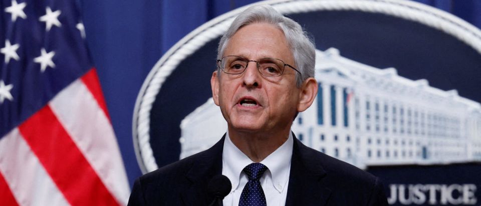 FILE PHOTO: U.S. Attorney General Merrick Garland speaks about the FBI's search warrant served at the home of former President Donald Trump in Washington