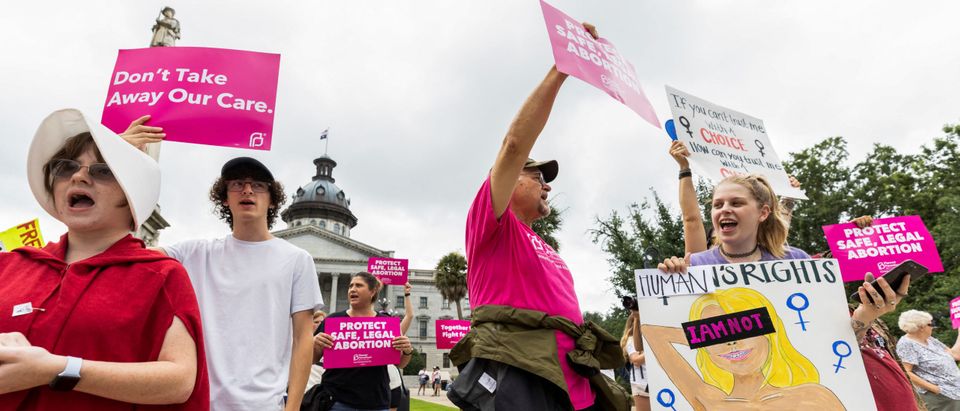 South Carolina House members debate a new near-total ban on abortion in Columbia, South Carolina