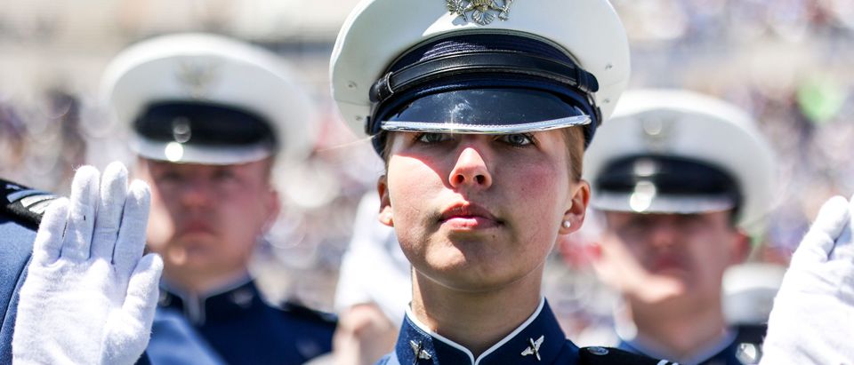 Air Force Cadets Graduate During Ceremony At Air Force Academy In Colorado Springs