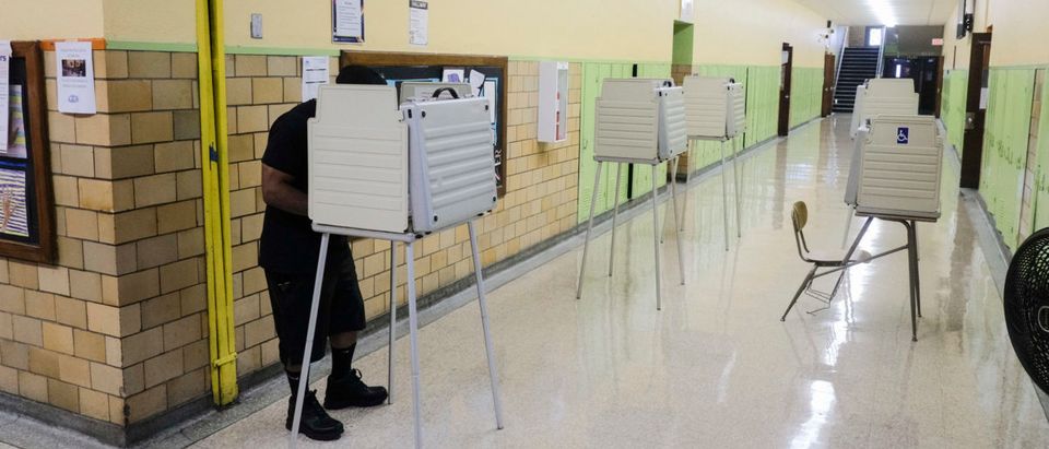 Voters Head To The Polls On Michigan Primary Election Day
