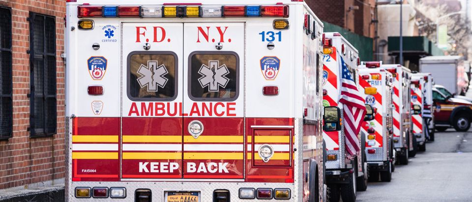 A New York ambulance [Shutterstock valerii eidlin]