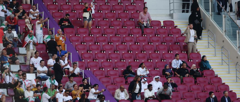 FIFA World Cup Qatar 2022 - Group B - England v Iran - Khalifa International Stadium, Doha, Qatar - November 21, 2022 - Empty seats are pictured inside the stadium before the match (Photo: Reuters/Paul Childs)