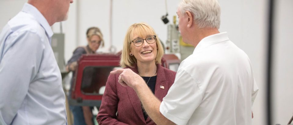 New Hampshire Senator Maggie Hassan Tours Local Businesses As She Campaigns For Re-Election