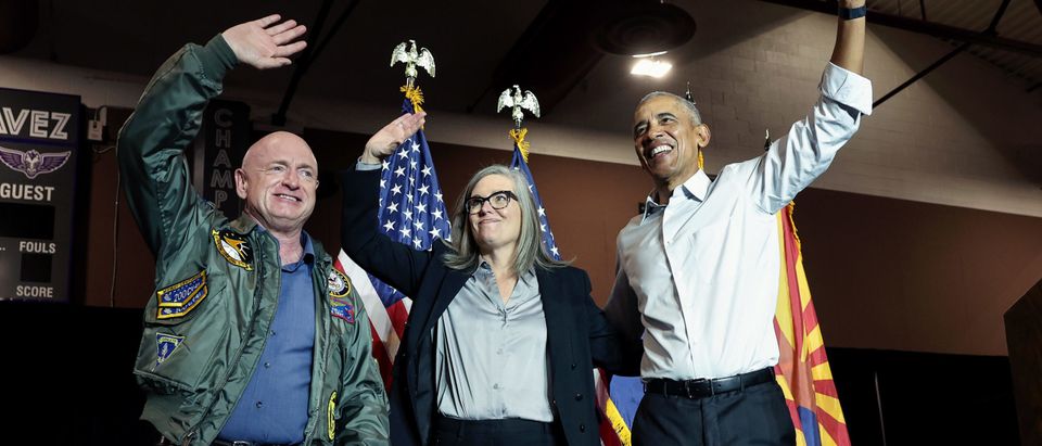 Former President Obama Campaigns In Phoenix For State's Democratic Candidates