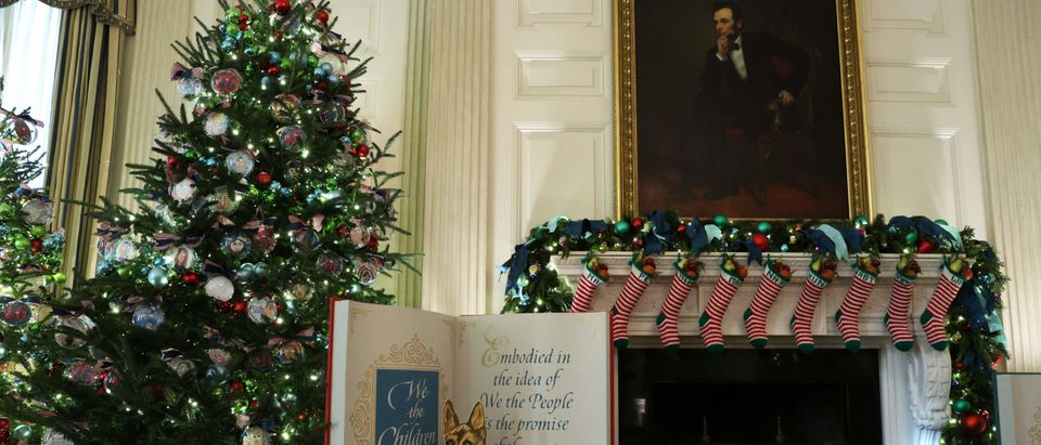 White House Holds A Media Preview For Their Holiday Decorations