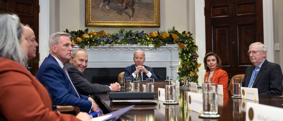 President Biden Meets With Congressional Leaders To Discuss Legislative Priorities For End Of Year