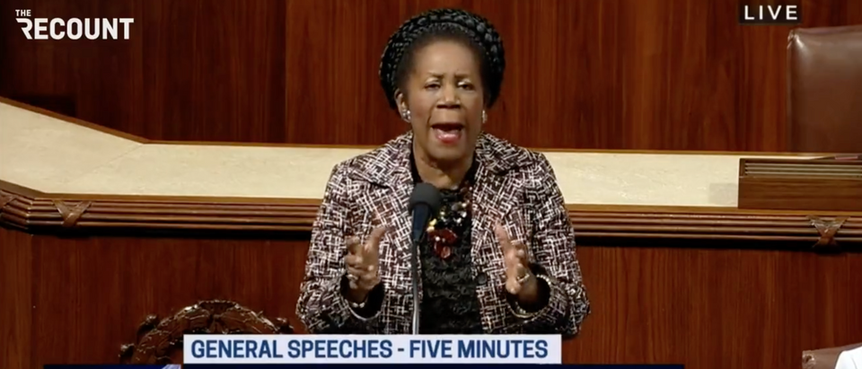 Democratic Texas Rep. Sheila Jackson Lee said Thursday that there is a connection between slavery and the pandemic. [Screenshot Twitter The Recount]