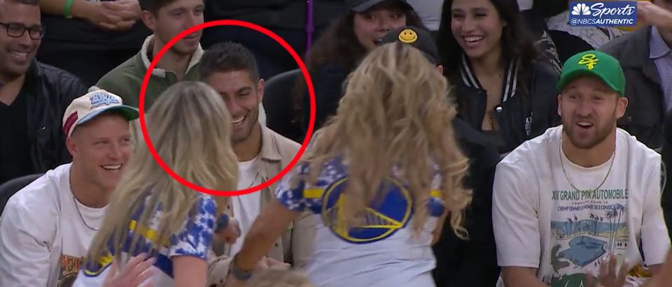 Jimmy Garoppolo Got Love From Several Women In True Mack Fashion During NBA  Game