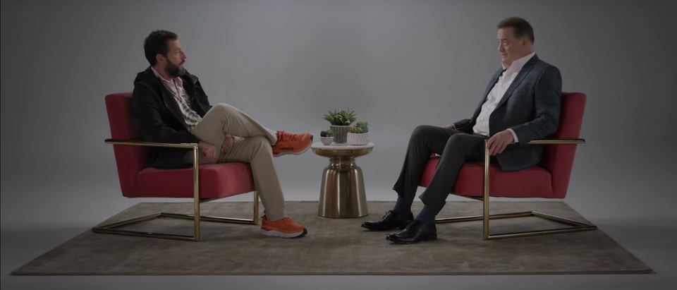 Adam Sandler and Brendan Fraser on Varietys Actors On Actors, YouTube